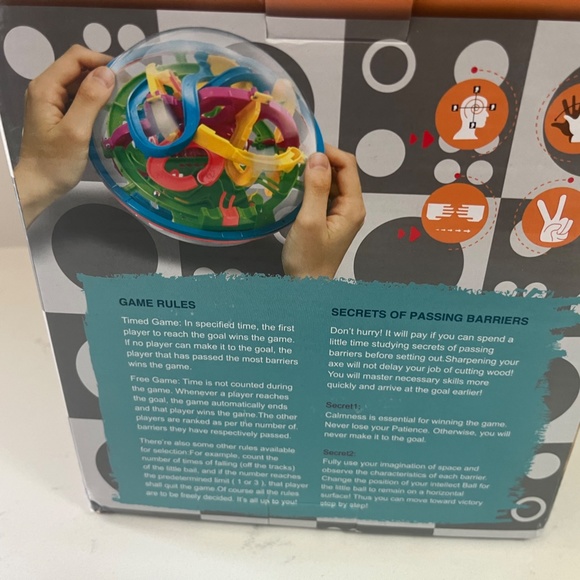 NEW I Coy Toys 3D puzzle ball maze, NEW Smart Toys,NEW puzzle Ball,Intellect toy - Picture 4 of 5